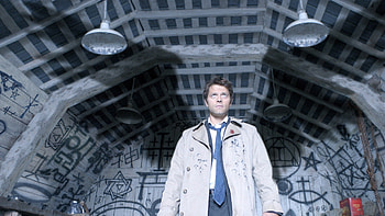 Supernatural Castiel â¥ and background . HD wallpaper
